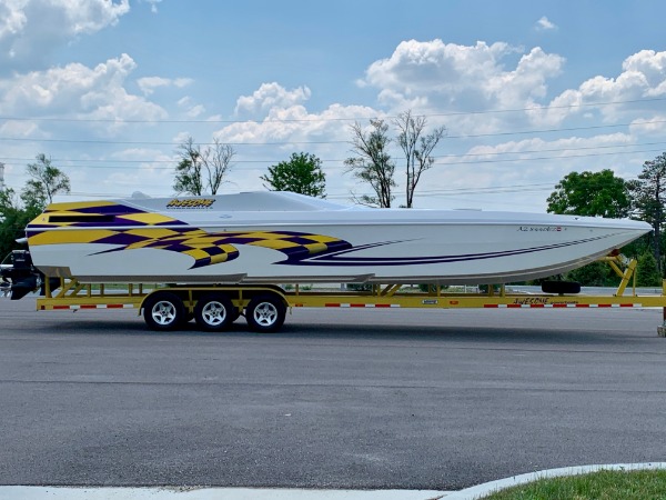 Used 2002 Awesome Powerboats 38 Foot - Twin Mercury 600 SCs - ONLY 100 Hours! for sale Sold at Chicago Motor Cars in West Chicago IL 60185 5