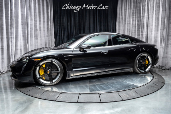 Used 2020 Porsche Taycan Turbo S Sedan - PREMIUM PACKAGE! BURMESTER 3D AUDIO! 776HP! for sale Sold at Chicago Motor Cars in West Chicago IL 60185 1