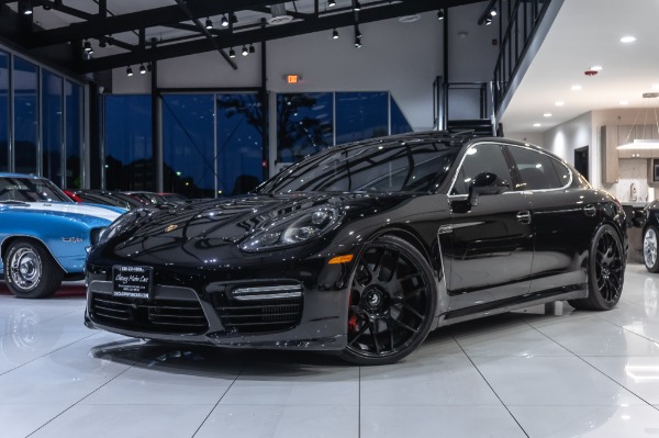 Used 2014 Porsche Panamera Turbo Executive MSRP $173K+ 22 Forgiato Wheels for sale Sold at Chicago Motor Cars in West Chicago IL 60185 2