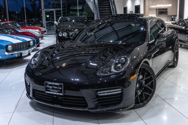 Used 2014 Porsche Panamera Turbo Executive MSRP $173K+ 22 Forgiato Wheels for sale Sold at Chicago Motor Cars in West Chicago IL 60185 4