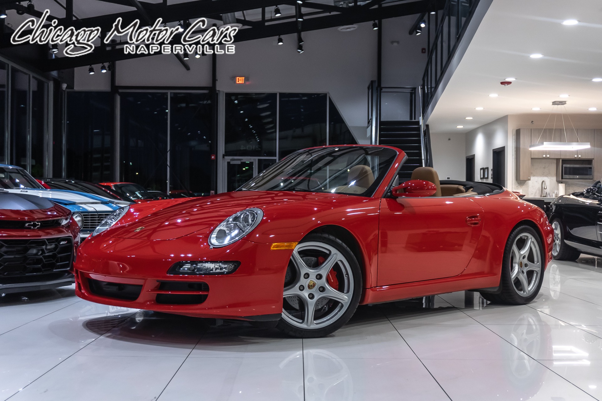 used 2006 porsche 911 carrera s cabriolet bose sound heated seats 96 755 msrp only 39k miles for sale special pricing chicago motor cars stock 17201