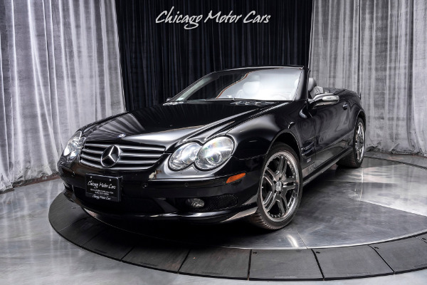 Used 2004 Mercedes-Benz SL600 Convertible V12 RENNtech STAGE 1 Only 24K Miles BLACK! for sale Sold at Chicago Motor Cars in West Chicago IL 60185 2