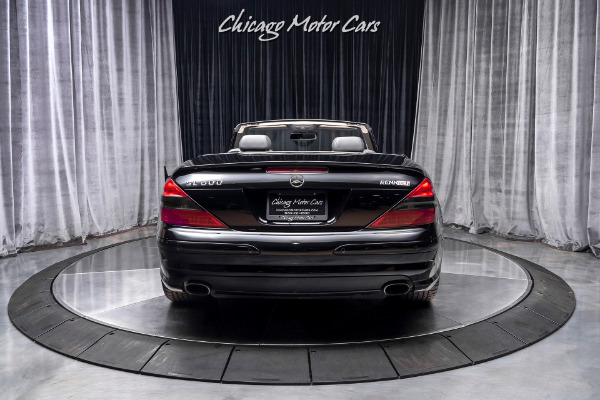 Used 2004 Mercedes-Benz SL600 Convertible V12 RENNtech STAGE 1 Only 24K Miles BLACK! for sale Sold at Chicago Motor Cars in West Chicago IL 60185 4