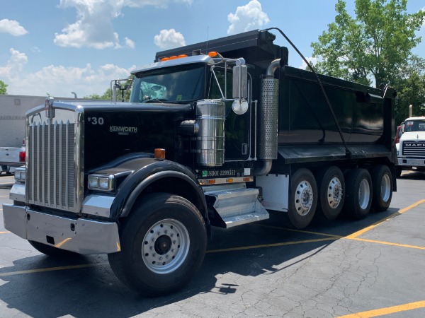 Used 2007 Kenworth W900 Quad-Axle Dump Truck - Cat C15 Acert - 475 HP for sale Sold at Chicago Motor Cars in West Chicago IL 60185 2