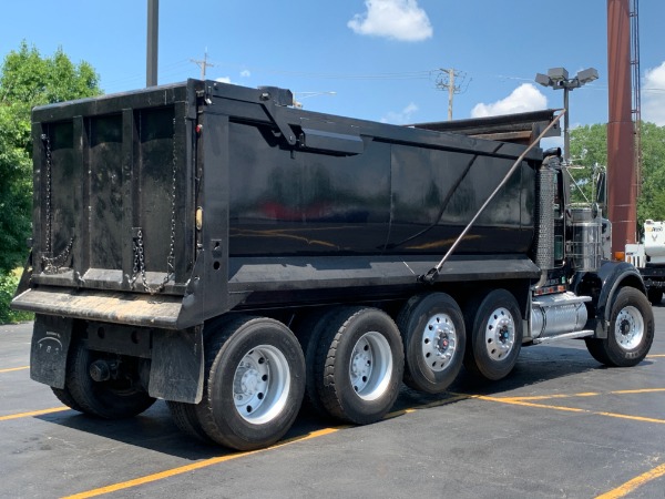 Used 2007 Kenworth W900 Quad-Axle Dump Truck - Cat C15 Acert - 475 HP for sale Sold at Chicago Motor Cars in West Chicago IL 60185 4