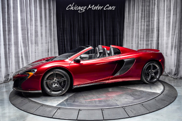 Used 2016 McLaren 650S Spider Loaded with Carbon Fiber! Rare Volcano Red Elite! for sale Sold at Chicago Motor Cars in West Chicago IL 60185 2