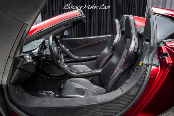 Used-2016-McLaren-650S-Spider-Loaded-with-Carbon-Fiber-Rare-Volcano-Red-Elite