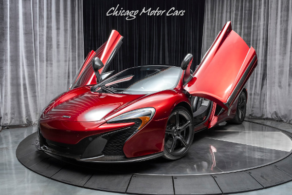 Used 2016 McLaren 650S Spider Loaded with Carbon Fiber! Rare Volcano Red Elite! for sale Sold at Chicago Motor Cars in West Chicago IL 60185 3