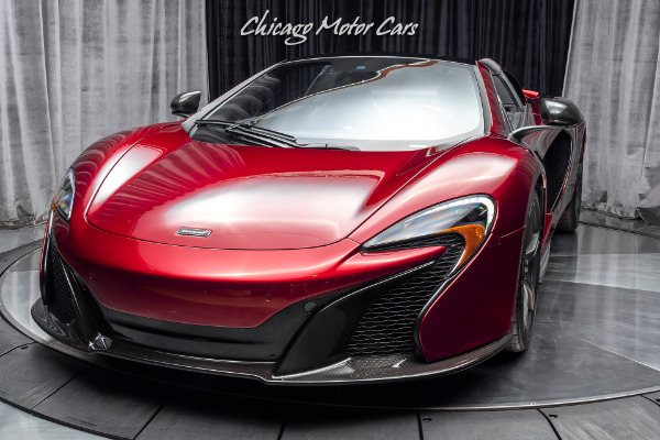 Used-2016-McLaren-650S-Spider-Loaded-with-Carbon-Fiber-Rare-Volcano-Red-Elite