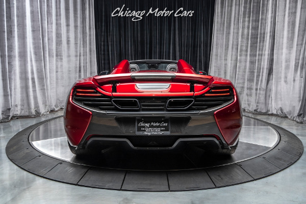 Used-2016-McLaren-650S-Spider-Loaded-with-Carbon-Fiber-Rare-Volcano-Red-Elite