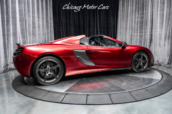 Used-2016-McLaren-650S-Spider-Loaded-with-Carbon-Fiber-Rare-Volcano-Red-Elite