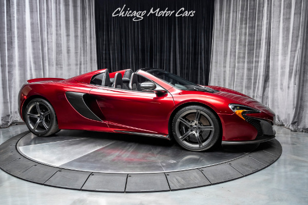 Used-2016-McLaren-650S-Spider-Loaded-with-Carbon-Fiber-Rare-Volcano-Red-Elite