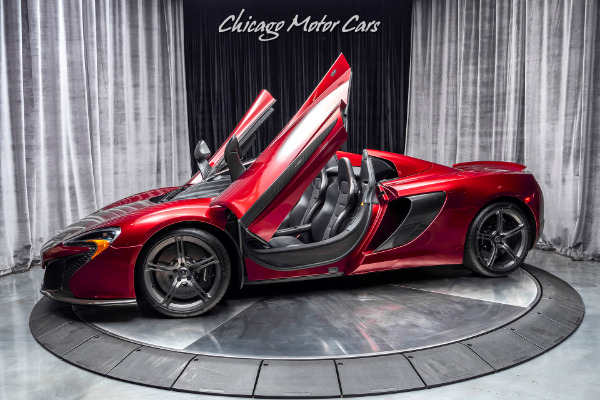 Used 2016 McLaren 650S Spider Loaded with Carbon Fiber! Rare Volcano Red Elite! for sale Sold at Chicago Motor Cars in West Chicago IL 60185 1
