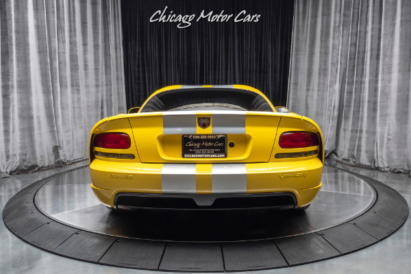 Used 2006 Dodge Viper SRT-10 1 of 2 Yellow/Silver Stripe Viper Produced! Upgrades! for sale Sold at Chicago Motor Cars in West Chicago IL 60185 4