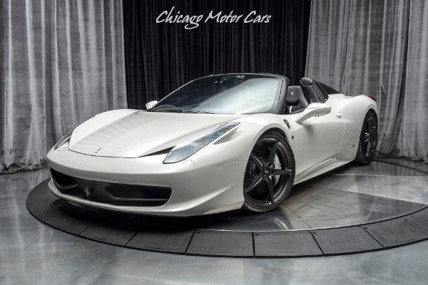 Used 2013 Ferrari 458 Spider Convertible CARBON Fiber Everywhere HARD LOADED for sale Sold at Chicago Motor Cars in West Chicago IL 60185 2
