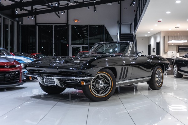 Used 1966 Chevrolet Corvette Stingray Convertible Numbers Matching 327ci 4-Speed Restored Former NHL Players! for sale Sold at Chicago Motor Cars in West Chicago IL 60185 2