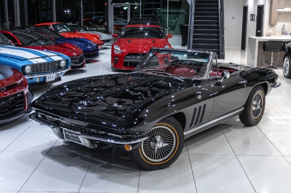 Used 1966 Chevrolet Corvette Stingray Convertible Numbers Matching 327ci 4-Speed Restored Former NHL Players! for sale Sold at Chicago Motor Cars in West Chicago IL 60185 3