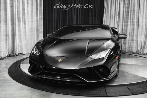 Used 2018 Lamborghini Huracan LP640-4 Performante Coupe ALPHA 12 TWIN TURBO! MOTEC! 1500WHP! for sale Sold at Chicago Motor Cars in West Chicago IL 60185 2