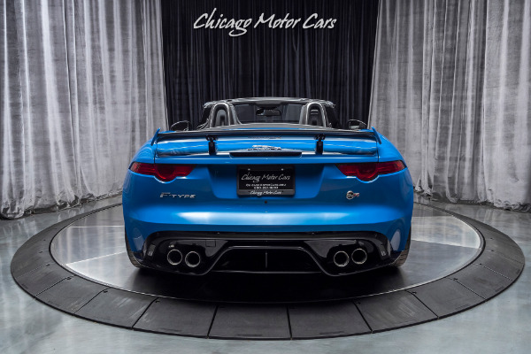 Used 2017 Jaguar F-TYPE SVR Carbon Fiber Package! RARE Ultra Blue Paint! Loaded! for sale Sold at Chicago Motor Cars in West Chicago IL 60185 4