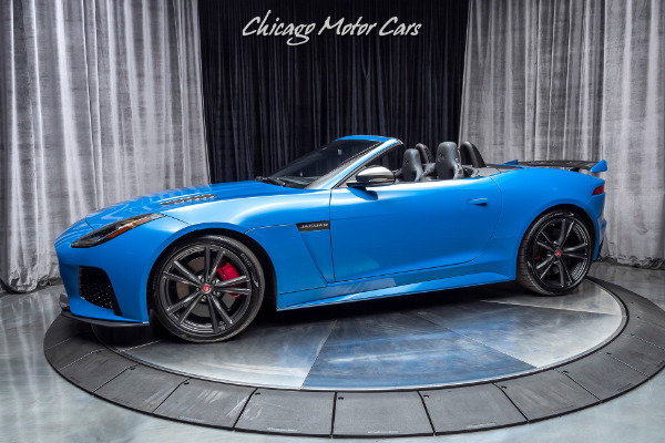 Used 2017 Jaguar F-TYPE SVR Carbon Fiber Package! RARE Ultra Blue Paint! Loaded! for sale Sold at Chicago Motor Cars in West Chicago IL 60185 1