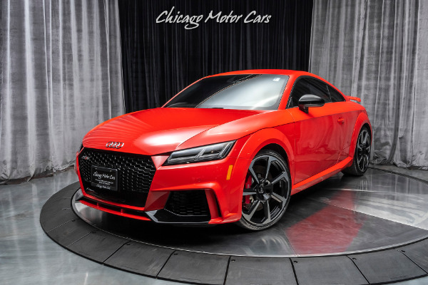 Used 2018 Audi TT RS 2.5T quattro Coupe Original MSRP $74k+ TECHNOLOGY PKG! BLACK OPTIC PACKAGE! for sale Sold at Chicago Motor Cars in West Chicago IL 60185 2