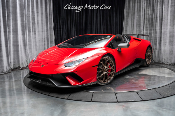 Used 2018 Lamborghini Huracan LP640-4 Performante Spyder - Original MSRP $363k+ LOADED w/FACTORY OPTIONS! for sale Sold at Chicago Motor Cars in West Chicago IL 60185 2