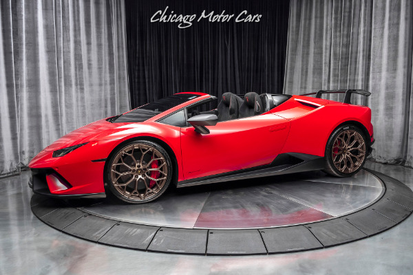 Used 2018 Lamborghini Huracan LP640-4 Performante Spyder - Original MSRP $363k+ LOADED w/FACTORY OPTIONS! for sale Sold at Chicago Motor Cars in West Chicago IL 60185 1