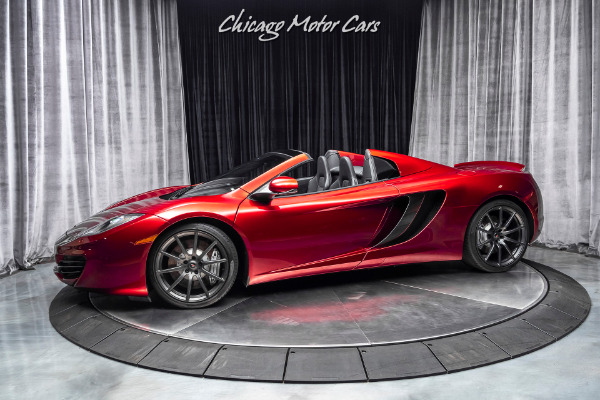 Used 2014 McLaren MP4-12C Spider Original MSRP $306k+ VOLCANO RED ELITE! Serviced LOADED w/OPTIONS! for sale Sold at Chicago Motor Cars in West Chicago IL 60185 2
