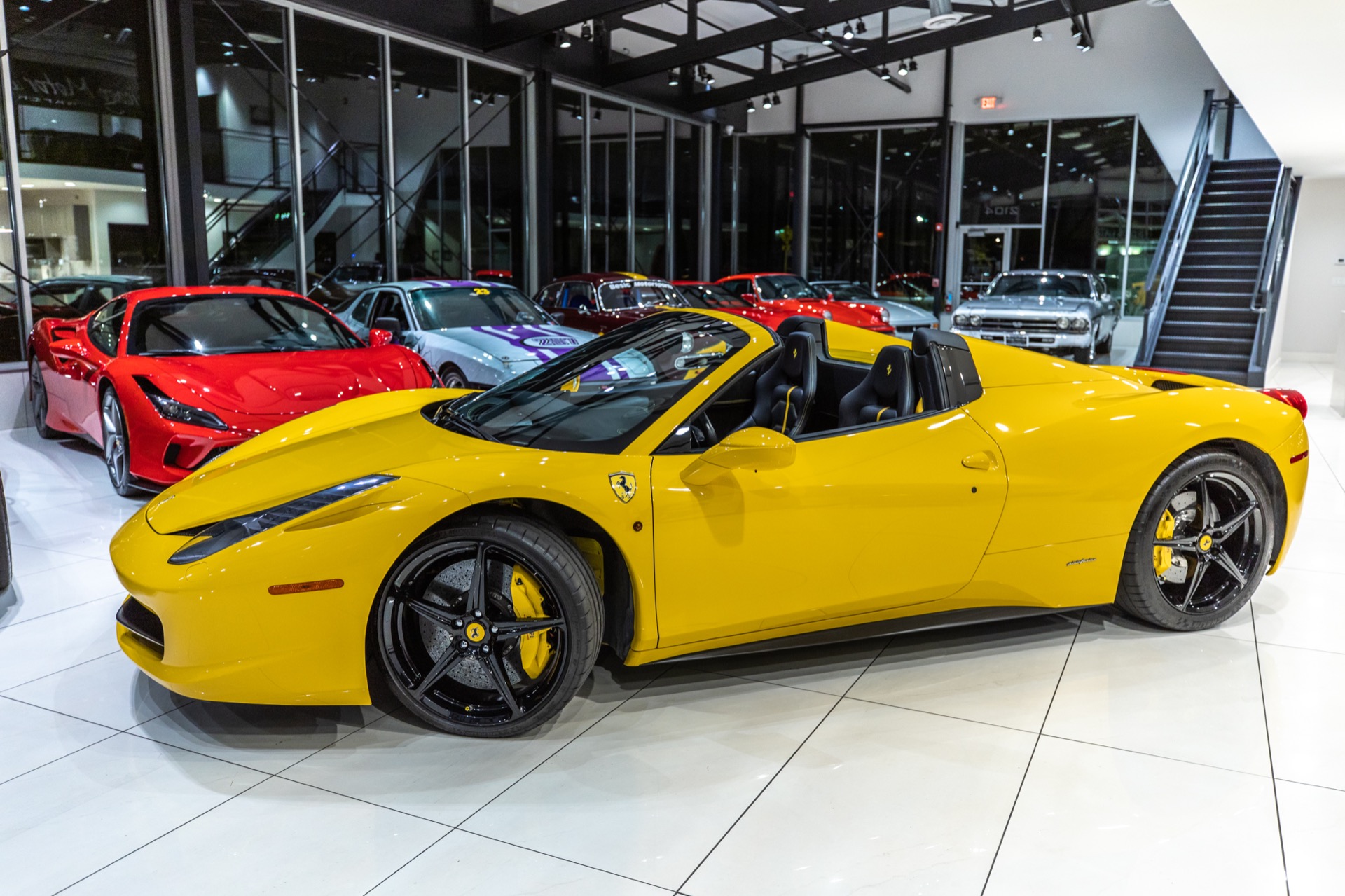 Used 2013 Ferrari 458 Spider - Original MSRP $333k+ Loaded! CARBON FIBER RACING PACKAGE! For ...