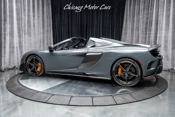 Used 2016 McLaren 675LT Spider Carbon Exterior Upgrade Pack! LOW Miles! McLaren Special Chicane Grey Paint for sale Sold at Chicago Motor Cars in West Chicago IL 60185 5