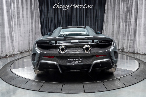 Used 2016 McLaren 675LT Spider Carbon Exterior Upgrade Pack! LOW Miles! McLaren Special Chicane Grey Paint for sale Sold at Chicago Motor Cars in West Chicago IL 60185 6