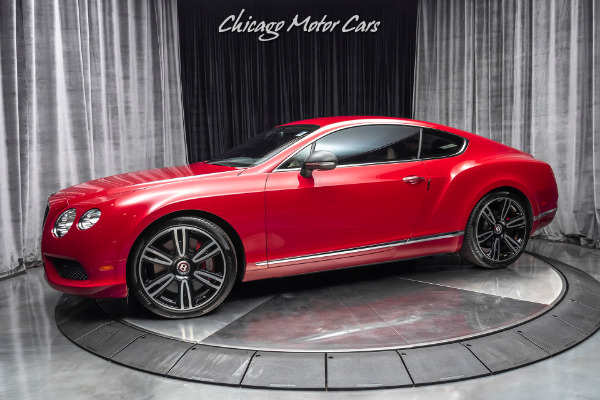 Used 2013 Bentley Continental GT V8 Coupe Mulliner Package! RARE Dragon Red! for sale Sold at Chicago Motor Cars in West Chicago IL 60185 1