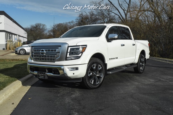 Used 2020 Nissan Titan Platinum Reserve Pickup Truck PLATINUM UTILITY PACKAGE! for sale Sold at Chicago Motor Cars in West Chicago IL 60185 2