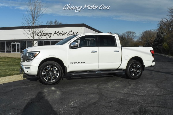 Used 2020 Nissan Titan Platinum Reserve Pickup Truck PLATINUM UTILITY PACKAGE! for sale Sold at Chicago Motor Cars in West Chicago IL 60185 1