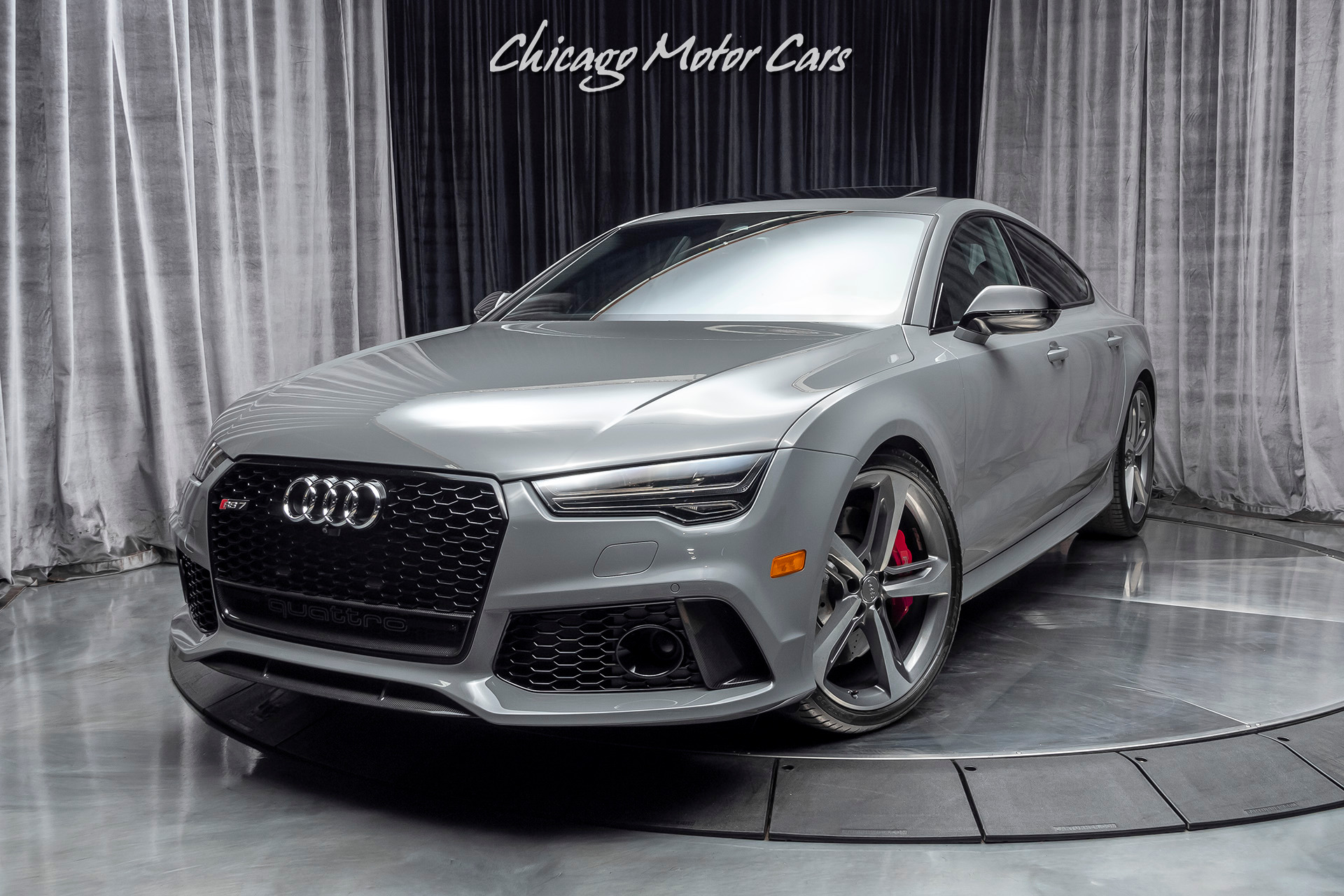 Used 2017 Audi Rs7 4 0t Quattro Hatchback Msrp 121k Apr Stage 2 Nardo Gray For Sale Special Pricing Chicago Motor Cars Stock 17397