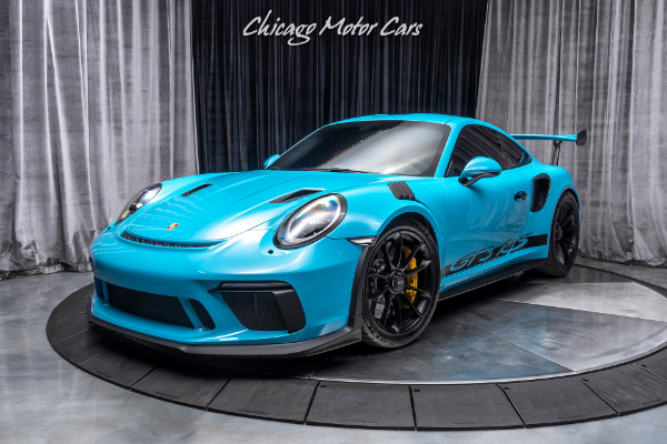 Used 2019 Porsche 911 GT3 RS Coupe - Miami Blue! Only 2800 Miles! LOADED! for sale Sold at Chicago Motor Cars in West Chicago IL 60185 2
