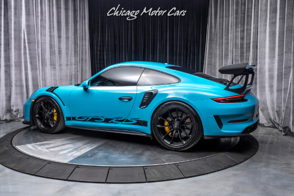 Used 2019 Porsche 911 GT3 RS Coupe - Miami Blue! Only 2800 Miles! LOADED! for sale Sold at Chicago Motor Cars in West Chicago IL 60185 3