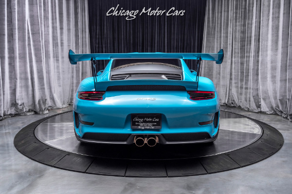 Used 2019 Porsche 911 GT3 RS Coupe - Miami Blue! Only 2800 Miles! LOADED! for sale Sold at Chicago Motor Cars in West Chicago IL 60185 4