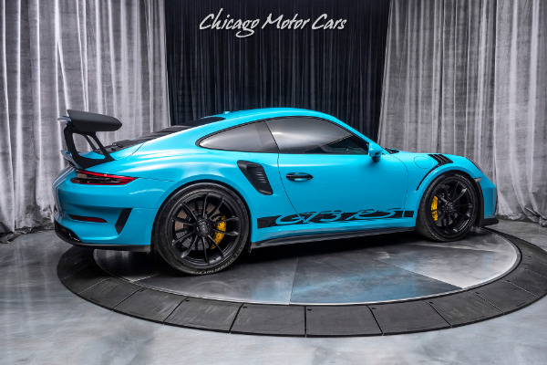 Used 2019 Porsche 911 GT3 RS Coupe - Miami Blue! Only 2800 Miles! LOADED! for sale Sold at Chicago Motor Cars in West Chicago IL 60185 5