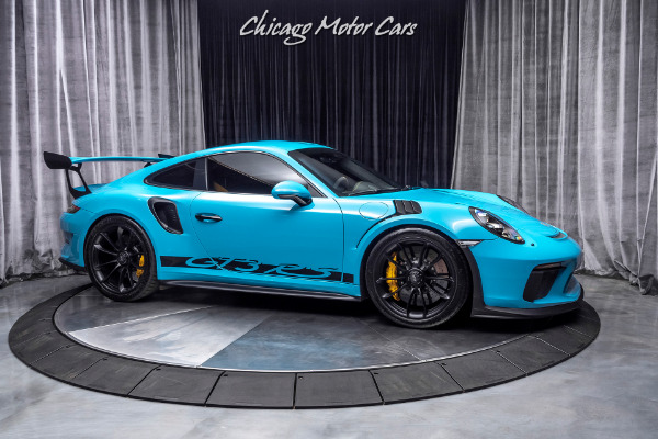 Used 2019 Porsche 911 GT3 RS Coupe - Miami Blue! Only 2800 Miles! LOADED! for sale Sold at Chicago Motor Cars in West Chicago IL 60185 6