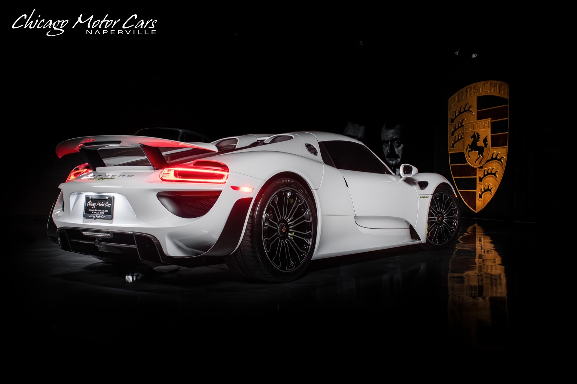 Used-2015-Porsche-918-Spyder-Only-1034-Miles-Serviced-RARE-Collector-Quality-White