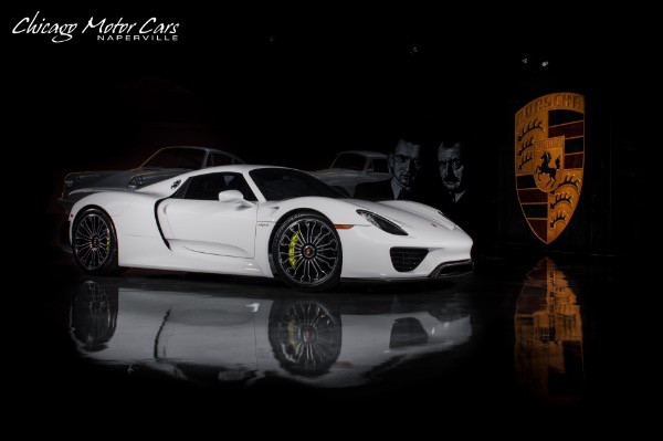 Used-2015-Porsche-918-Spyder-Only-1034-Miles-Serviced-RARE-Collector-Quality-White