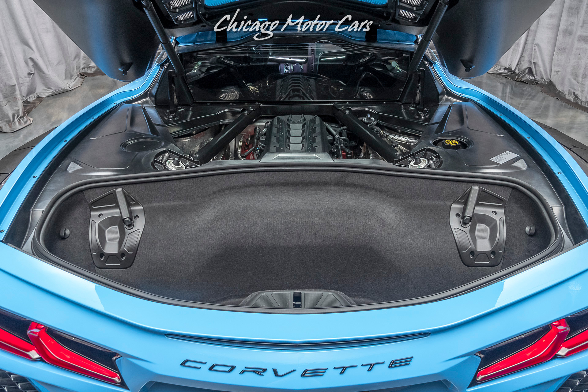 Used-2020-Chevrolet-Corvette-Stingray-RARE-Rapid-Blue-LOW-Miles-Performance-Exhaust