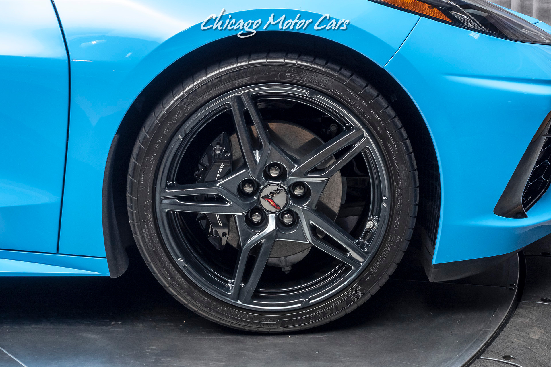 Used-2020-Chevrolet-Corvette-Stingray-RARE-Rapid-Blue-LOW-Miles-Performance-Exhaust