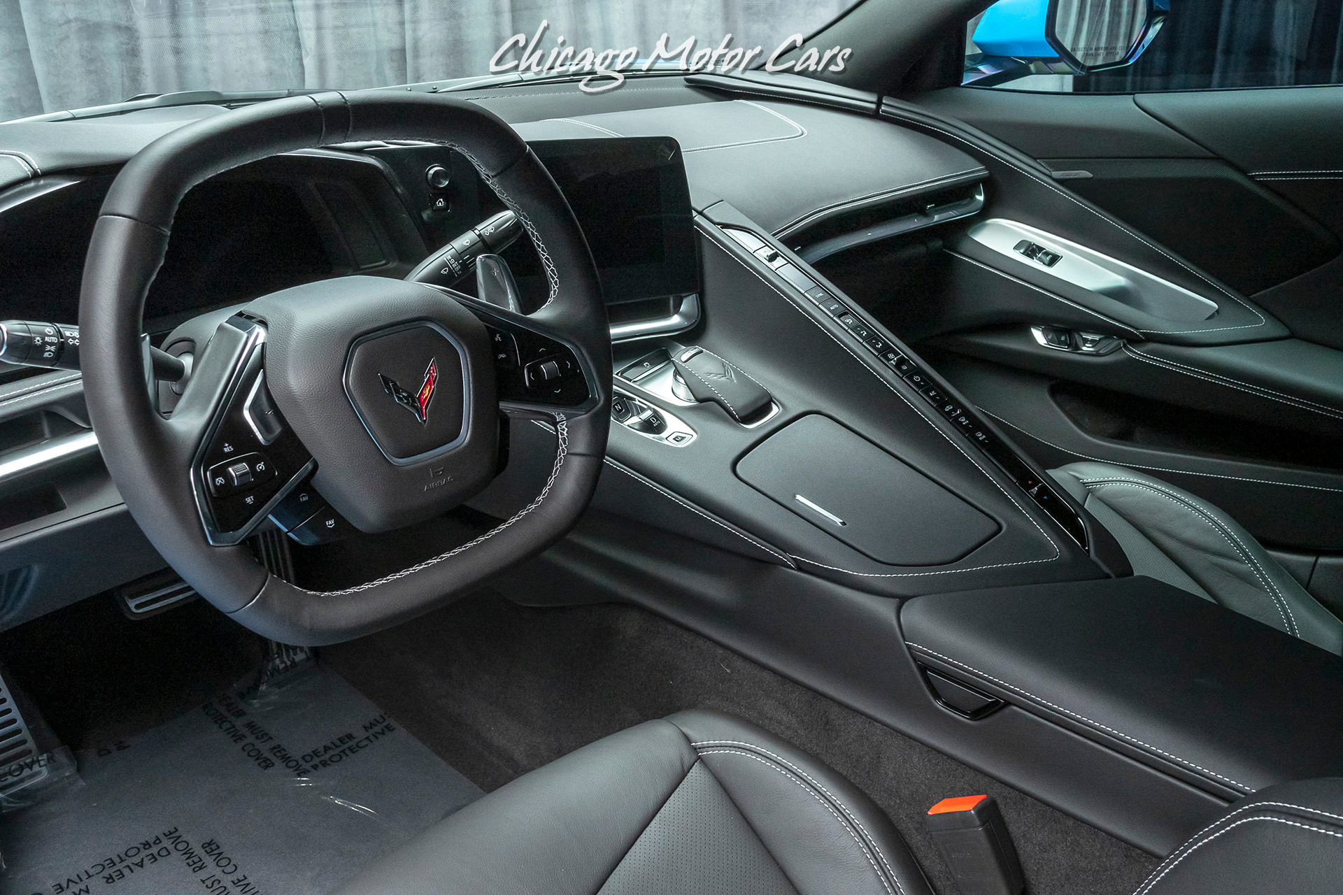 Used-2020-Chevrolet-Corvette-Stingray-RARE-Rapid-Blue-LOW-Miles-Performance-Exhaust