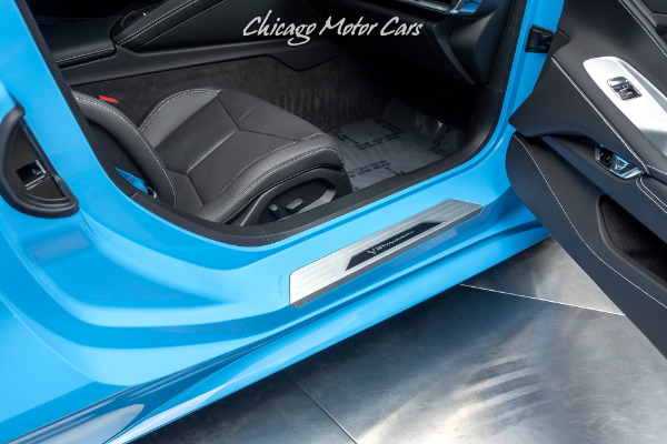 Used-2020-Chevrolet-Corvette-Stingray-RARE-Rapid-Blue-LOW-Miles-Performance-Exhaust