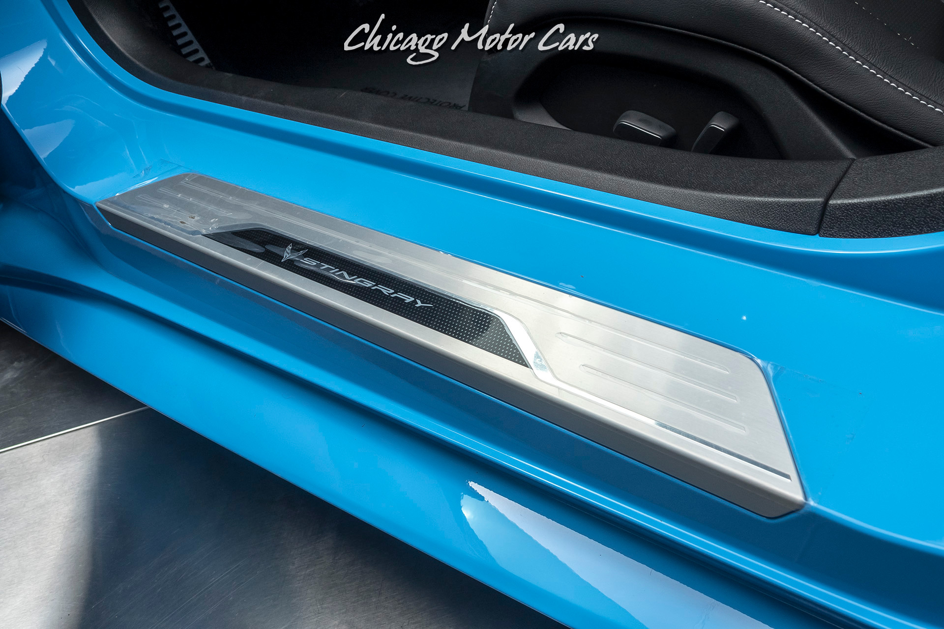 Used-2020-Chevrolet-Corvette-Stingray-RARE-Rapid-Blue-LOW-Miles-Performance-Exhaust