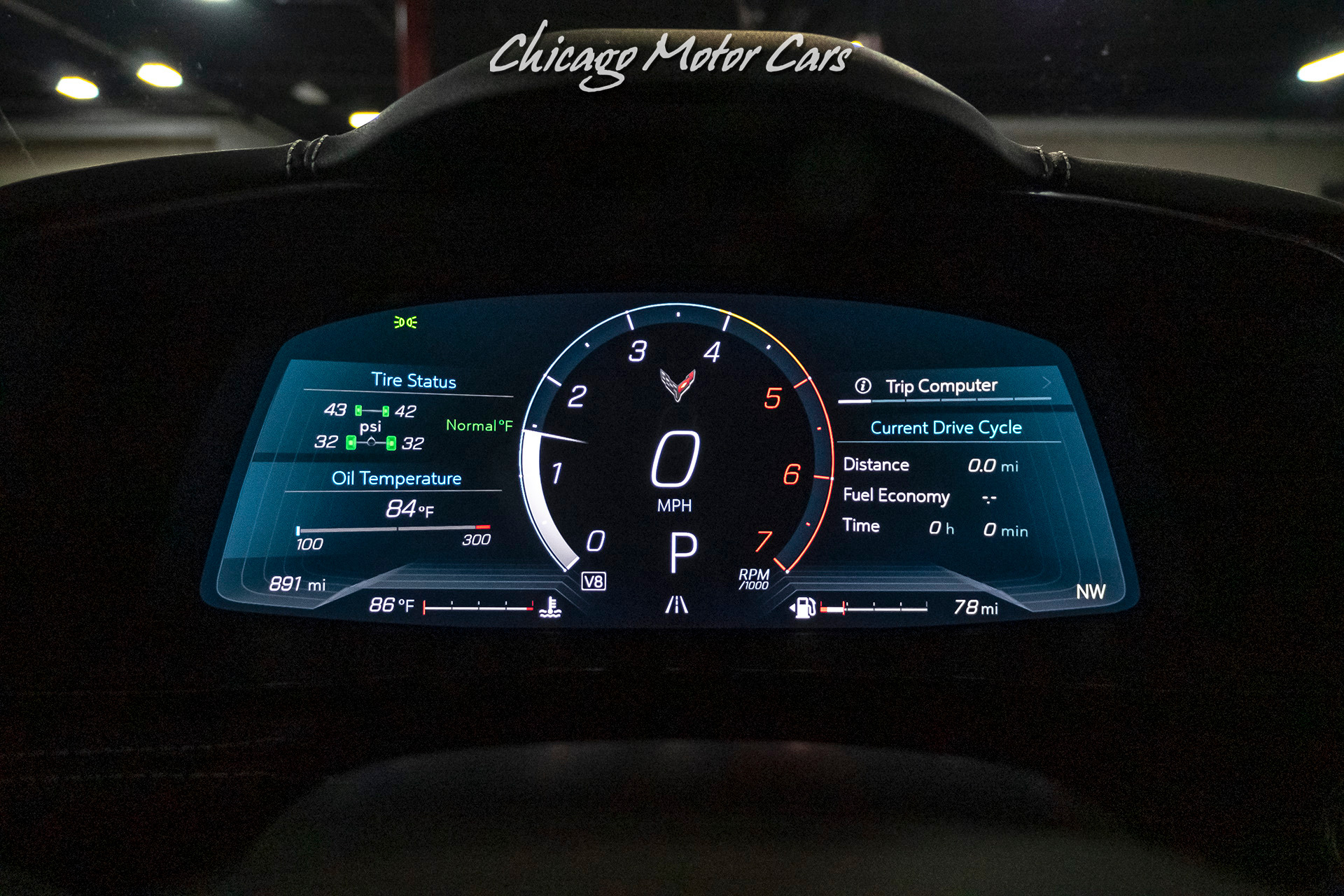 Used-2020-Chevrolet-Corvette-Stingray-RARE-Rapid-Blue-LOW-Miles-Performance-Exhaust