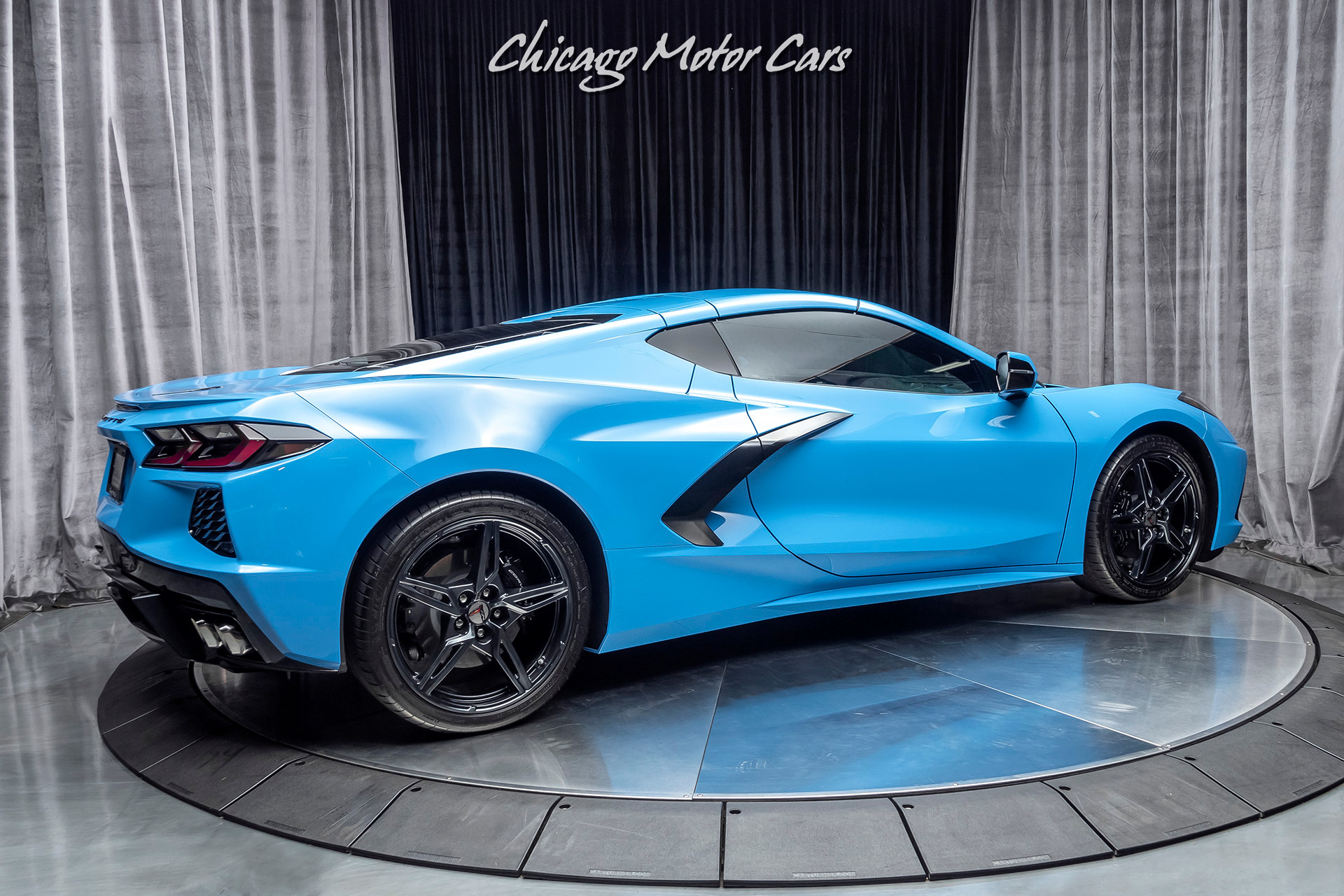 Used-2020-Chevrolet-Corvette-Stingray-RARE-Rapid-Blue-LOW-Miles-Performance-Exhaust