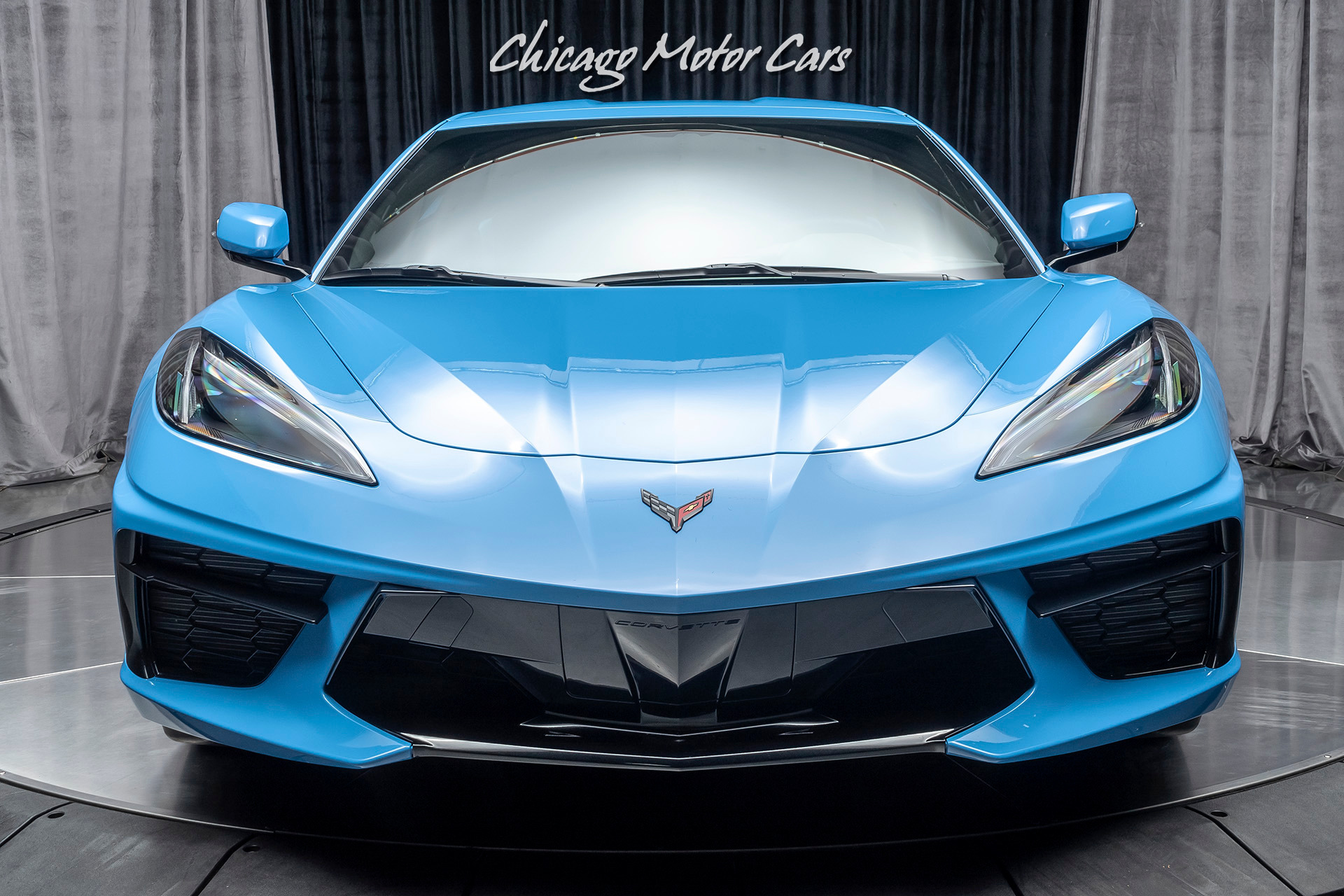 Used-2020-Chevrolet-Corvette-Stingray-RARE-Rapid-Blue-LOW-Miles-Performance-Exhaust